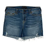 True Religion Denim Shorts - 31W UK 10 Blue Cotton