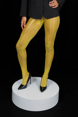 LECHERY® LUSTROUS SILKY SHINY 20 DENIER PANTYHOSE • YELLOW