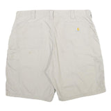 CARHARTT Mens Shorts Beige Casual Cotton XL W40 Workwear Utility Pockets