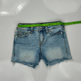 True Religion Denim Shorts - 28W UK 8 Light Wash Denim