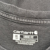 Loose Fit Carhartt T-Shirt - XL Black Cotton