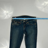 True Religion Skinny Jeans - 30W UK 8 Dark Wash Cotton Blend