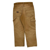 Dickies Carpenter Trousers - 32W 30L Brown Cotton