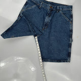 Unbranded Denim Shorts - 32W 10L Blue Cotton