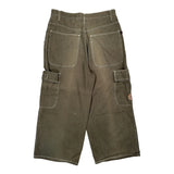 Hip Hop Breakdown Cargo Shorts - 34W 26L Brown Cotton