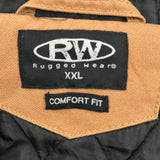 Rugged Wear Jacket - 2XL Brown Cotton
