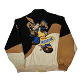 Chocolate Nesquik Jh Designs Graphic Varsity Jacket - 2XL Multicoloured Cotton Blend