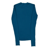 Tommy Hilfiger Cable Knit Jumper - XS Blue Cotton