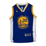 Golden State Warriors Adidas Nba Jersey - Small Blue Polyester
