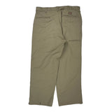 Dickies Trousers - 36W 30L Beige Cotton