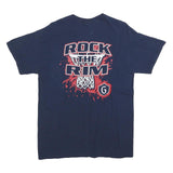 TRI-LAKE Mens Navy Blue Saint Marys Basketball Graphic T-Shirt M Short Sleeve