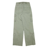 WILD FABLE Womens Cotton Blend Beige Relaxed Wide-Leg Cargo Trousers W26 L30