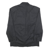 NEW FACES Womens Black Button Cotton Classic Jacket M Plain Button Closure