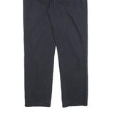 TOMMY HILFIGER Mens Cotton Blend Navy Blue Regular Fit Straight Trousers W30 L30