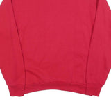 FREEZE Womens Red Here Is Your Mistletoe Kiss Me Crew Neck L Sweatshirt