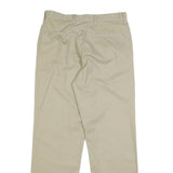 DICKIES Mens Cotton Blend Beige Regular Straight Trousers W31 L32 Classic