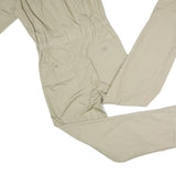 DICKIES Mens Beige Polyester Blend Classic Dungarees S W32 L32 Workwear Utility