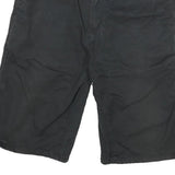 CARHARTT Mens Shorts Black XL W32 Casual Cotton Blend Relaxed Fit