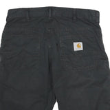 CARHARTT Mens Shorts Black XL W32 Casual Cotton Blend Relaxed Fit