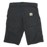 CARHARTT Mens Shorts Black XL W32 Casual Cotton Blend Relaxed Fit