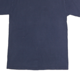 RUSSELL ATHLETIC Mens Blue Auburn Football Graphic T-Shirt S Short Sleeve Crew