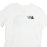 THE NORTH FACE Mens White S Short Sleeve Crew Neck Logo Printed T-Shirt
