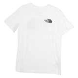 THE NORTH FACE Mens White S Short Sleeve Crew Neck Logo Printed T-Shirt