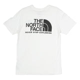 THE NORTH FACE Mens White S Short Sleeve Crew Neck Logo Printed T-Shirt