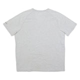 CARHARTT Mens Grey Cotton Blend T-Shirt L Short Sleeve Crew Neck Logo Print