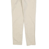 TOMMY HILFIGER Womens Slim Beige Cotton Blend Zip Trousers W28 L30 Classic