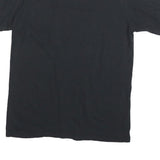 ADIDAS Mens Black Cotton Blend Graphic T-Shirt M Short Sleeve Crew Neck