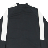 PUMA Womens Black & White Casual Zip Jacket XL Cotton Blend Plain Classic Fit