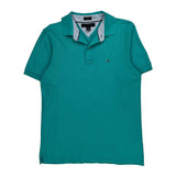 Tommy Hilfiger Polo Shirt - Medium Green Cotton