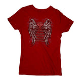 Harley Davidson Graphic T-Shirt - Medium Red Cotton