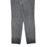 GUESS Womens Slim Jeans Black Denim W28 L29 Classic Zip Pocket Detail