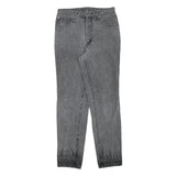 GUESS Womens Slim Jeans Black Denim W28 L29 Classic Zip Pocket Detail
