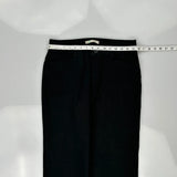 Lee Trousers - 31W UK 12 Black Cotton Blend
