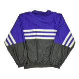 Adidas Striped Jacket - Large Block Colour Polyester
