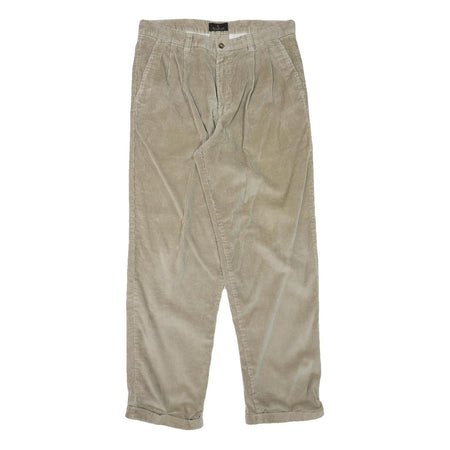 BILLBLASS Mens Cotton Blend Beige Regular Fit Straight Leg Trousers W31 L31