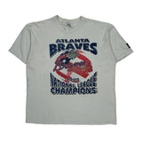 Atlanta Braves Starter Graphic T-Shirt - Large White Cotton