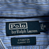 Polo By Ralph Lauren Striped Shirt - Small Blue Cotton