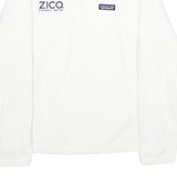 PATAGONIA Womens White Plain Pullover Crew Neck Basic Knit Jumper M
