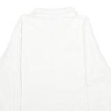 PATAGONIA Womens White Plain Pullover Crew Neck Basic Knit Jumper M