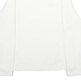 PATAGONIA Womens White Plain Pullover Crew Neck Basic Knit Jumper M