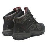 LANDROVER Mens Lace-Up Hiking Boots Black Synthetic UK 11 Outdoor Durable