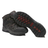 LANDROVER Mens Lace-Up Hiking Boots Black Synthetic UK 11 Outdoor Durable