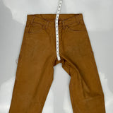 Carhartt Carpenter Trousers - 32W 35L Brown Cotton