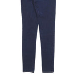 LEVI'S 711 Womens Jeans Blue Slim Skinny Denim W25 L28 Stretch Cotton Blend Zip