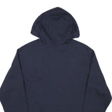 CHAMPION Mens Navy Blue Hoodie S Classic Logo Pullover Cotton Blend