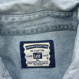 Lee Denim Shirt - XL Blue Cotton